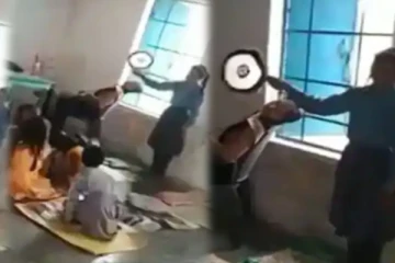 வகுப்பறையில் குறட்டை விட்டு தூங்கிய ஆசிரியர்! மாணவிகள் செய்த காரியம்