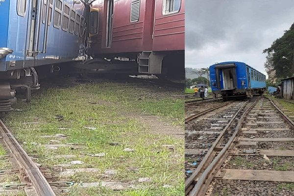 கண்டி சென்ற புகையிரதம் தடம் புரண்டது - பயணிகளின் நிலை | Kandy Bound Train Derails Passenger Condition