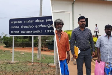 கச்சத்தீவிற்கு உயிர் தப்பி வந்தடைந்த இந்திய கடற்றொழிலாளர்கள் திருப்பி அனுப்பி வைப்பு