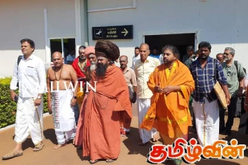 யாழ்ப்பாணம் வந்தடைந்த இந்தியாவின் தருமபுரம் ஆதீனம்!