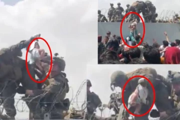 இணையதள வாசிகளை கலங்க வைத்த  ஆப்கான் பச்சிளம் குழந்தை;  தற்பொழுது எப்படி இருக்கு தெரியுமா?