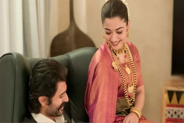 திருமணத்திற்கு பிறகு முதல் பிறந்தநாள் கொண்டாடிய ராஷ்மிகா..தந்தை மற்றும் கணவர் கொடுத்த பரிசு.