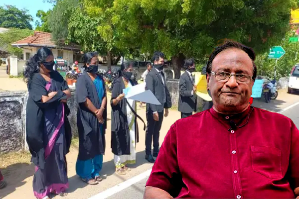 சரத் வீரசேகரவுக்கு எதிராக யாழ்ப்பாணம், முல்லைத்தீவில் போராட்டம் | Lawyers Protest In Jaffna