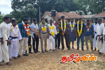 புதுக்குடியிருப்பில் இடம்பெற்ற இலங்கை கராத்தே தற்காப்பு கலையின் 50 ஆம் ஆண்டு நிறைவு விழா