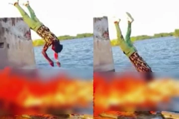 ரீல்ஸ் மோகம்: குளத்தில் தீ வைத்து டைவ் அடித்து விபரித சாகசம் - இருவர் கைது!