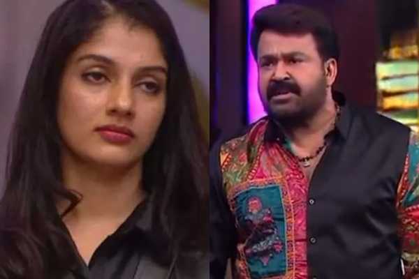 Bigg Boss 7 : தன்பால் ஈர்ப்பாளரை இழிவுப்படுத்திய பெண்!! கோபத்தில் கொந்தளித்த மோகன்லால் | Bigg Boss Malayalam Mohanlal Tells Mastani Lakshmi