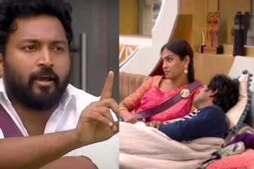 பிக்பாஸ் வீட்டில் விஷினை தேம்பி தேம்பி அழ வைத்த அழுதவாணனை திட்டிய விக்ரமன்!