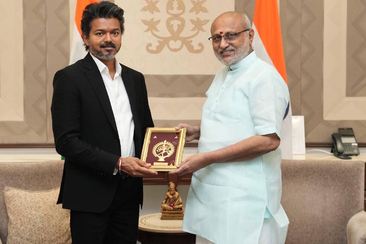 ராகுல் காந்தி, டி.ராஜாவை சந்தித்த முதல்வர் விஜய் | Cm Vijay Meet Rahul Gandhi T Raja In Delhi
