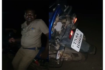 ரோந்து பணியின்போது தகாத முறையில் நடந்து கொண்ட போலீஸ் - சுற்றி வளைத்த பொது மக்கள்