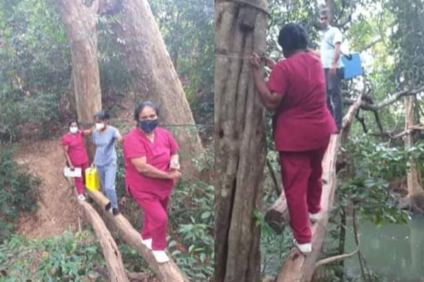 இலங்கையில் இப்படியும் ஒரு சேவை | Vaccine People Had Long Lived Without Road Access