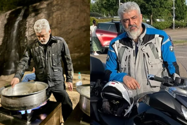 பைக் ரைடில் பிரியாணி செய்து அசத்தும் அஜித்.. வைரலாகும் வீடியோ | Ajith Cooked Biryani For Bike Riders