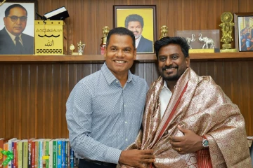 தமிழக கல்வித்துறை அமைச்சரை சந்தித்த புலம்பெயர் தமிழ் தொழிலதிபர் : முதலமைச்சரிடம் முன்வைத்த கோரிக்கை