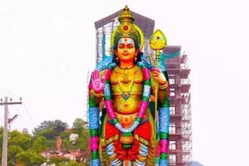 தமிழகத்தில் உருவாக்கப்பட்ட உலகின் மிகப்பெரிய முருகன் சிலை