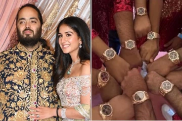 அம்பானி வீட்டு திருமணம்: விருந்தினர்களுக்கு ரூ 1.5 கோடிக்கு கைக்கடிகாரம் பரிசு