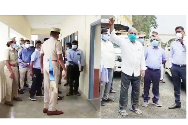 தச்சூரில் நகர்ப்புற உள்ளாட்சி தேர்தலுக்கான வாக்கு எண்ணும் மையங்களை நேரில் ஆய்வு செய்த மாவட்ட ஆட்சியர் - தமிழ்நாடு