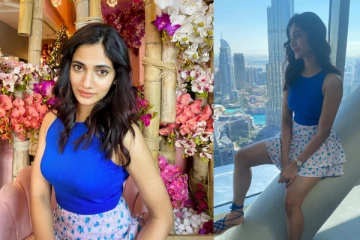 லாஸ்லியா ஷார்ட் உடையில் வெளிநாட்டில் இருக்கும் புகைப்படங்கள்