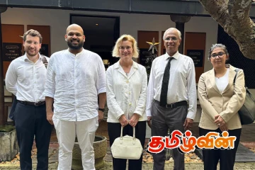 நோர்வே தூதுவரை சந்தித்த சாணக்கியன் மற்றும் சுமந்திரன்