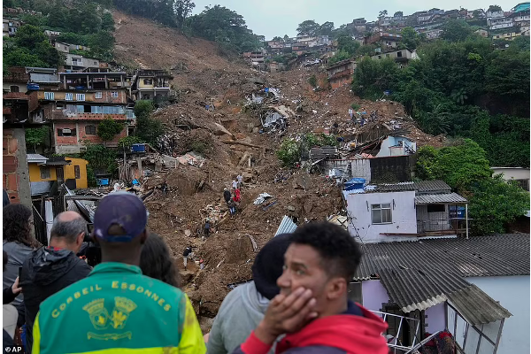 பிரேசிலில் ஏற்பட்ட திடீர் வெள்ளத்தில் 78 பேர் பலி | Brazil Flood Death Petropolis Rio De Janeiro Rain