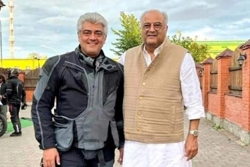 ஒல்லி ஆகி ஆளே அடையாளம் தெரியாமல் மாறிய போனி கபூர்.. போட்டோ இதோ