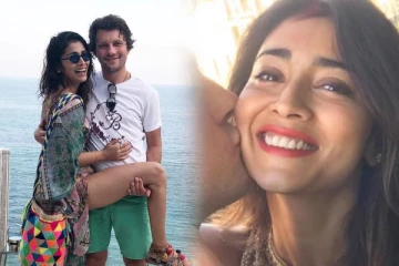 விமான நிலையத்தில் ஸ்ரேயாவிற்கு உதட்டில் முத்தம் கொடுத்த அவருடைய கணவர்.. வைரல் வீடியோ