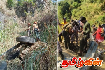 எல்ல - வெல்லவாய விபத்தில் சுற்றுலா வந்த வெளிநாட்டவர்களும் மனிதாபிமானப் பணிகளில்...