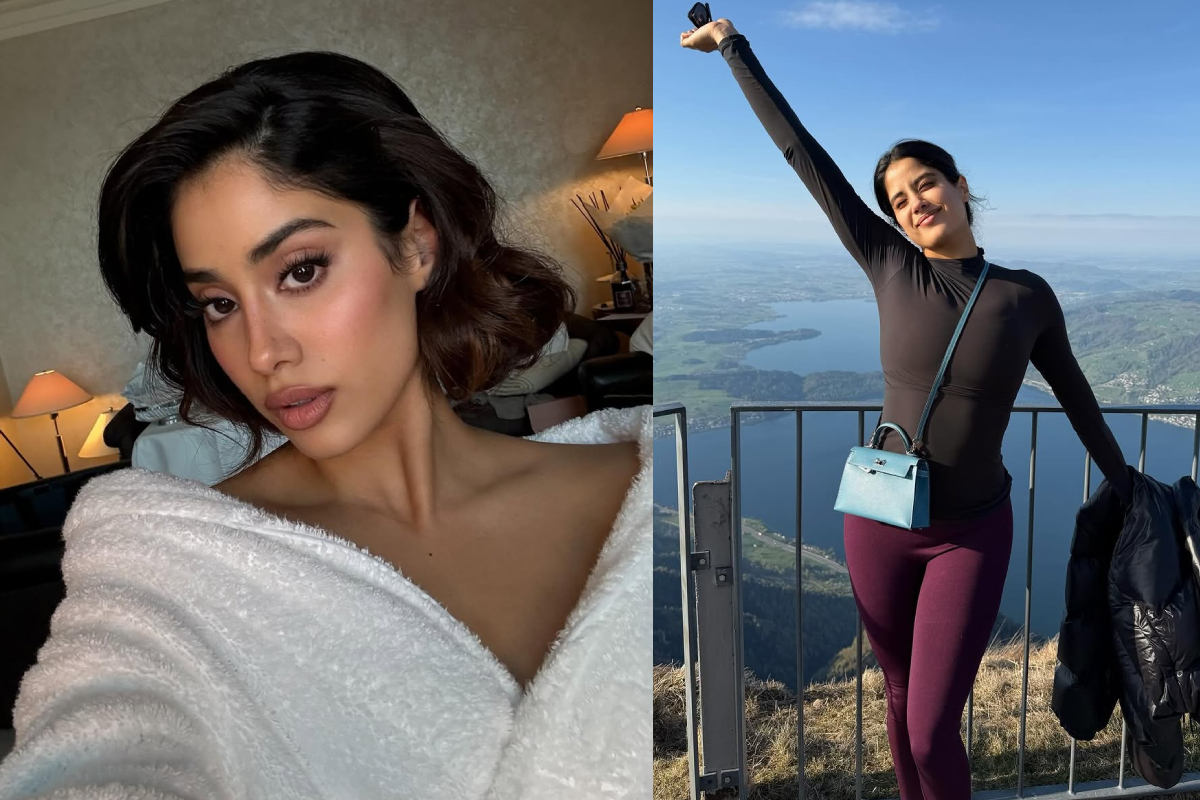 சுவிட்சர்லாந்தில் நடிகை ஜான்வி கபூர்.. லேட்டஸ்ட் க்ளிக்ஸ் | Janhvi Kapoor Latest Clicks From Switzerland