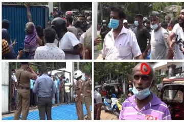 கண்டியில் எரிவாயு சிலிண்டர் பெறும் இடத்தில் மோதல் - காவல்துறை அதிகாரி உட்பட பலர்காயம்