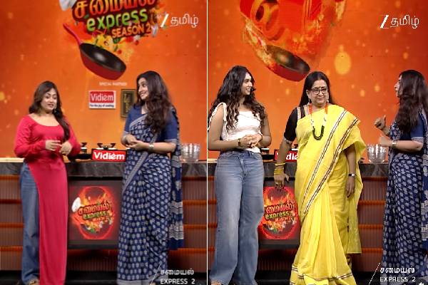 திண்டுக்கல் பிரியாணியா? chef ஆக களமிறங்கும் வனிதா மகள் ஜோவிகா... யாருடன் தெரியுமா? | Samayal Express Season 2 Jovika With Ampika Video