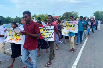 பயங்கரவாத தடைச்சட்டத்தை நீக்குமாறு மட்டக்களப்பில் பாரிய ஆர்ப்பாட்டம் (Photos)