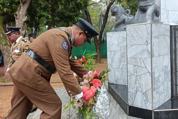 160ஆம் ஆண்டு பொலிஸ் வீரர் தினம் அனுஷ்டிப்பு