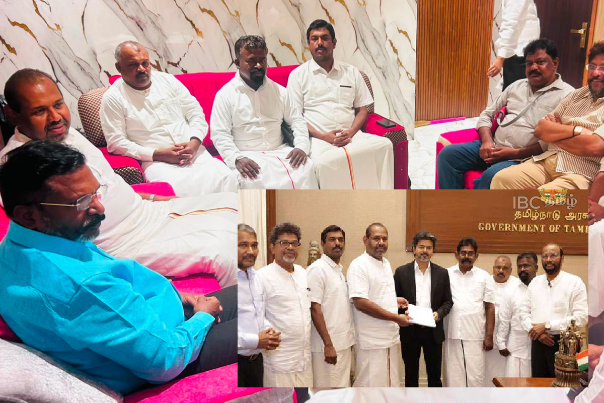 CM விஜய்யை தொடர்ந்து திருமாவை சந்தித்த கஜேந்திரகுமார் | Gajendrakumar Ponnambalam Meets Thirumavalavan