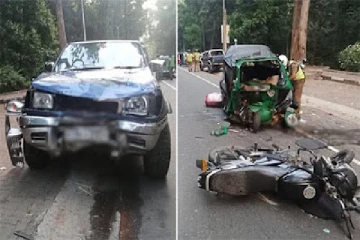 குருநாகல்-தம்புள்ள A6 வீதியில் இடம்பெற்ற கோர விபத்தில் இருவர் பலி