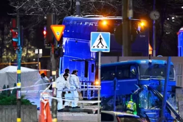 ஸ்வீடனில் பயணிகள் நிழற்கூடம் மீது மோதிய பஸ் ; 3 பேர் பலி