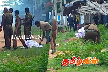 வவுனியாவில் தேர்தல் பிரசார துண்டுப்பிரசுரங்களை அகற்றும் முயற்சியில் பொலிஸார்