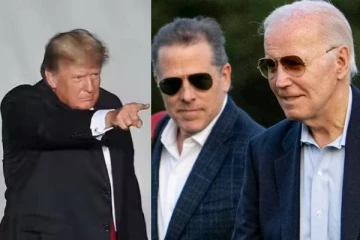 மகனுக்கு பொதுமன்னிப்பு கொடுத்த பைடன்! நீதித்துறைக்கு களங்கம் என கொந்தளித்த ட்ரம்ப்