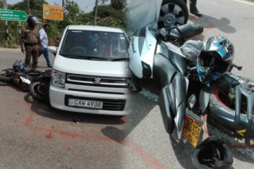 திருகோணமலையில் இடம்பெற்ற விபத்தில் இராணுவ சிப்பாய் படுகாயம் (Photos)