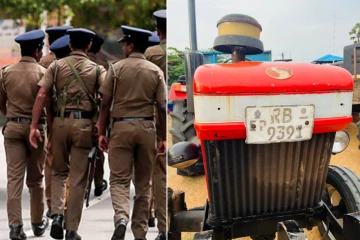 சட்டவிரோத மணலுடன் உழவு இயந்திரம் கைப்பற்றப்பட்டது