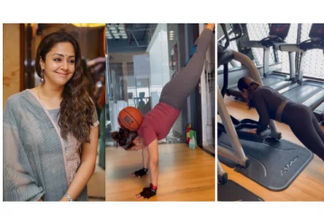 Wow... என்ன ஒரு Energy... தலைகீழாக நின்று Work Out செய்த ஜோதிகா - அசந்து போன ரசிகர்கள்...!