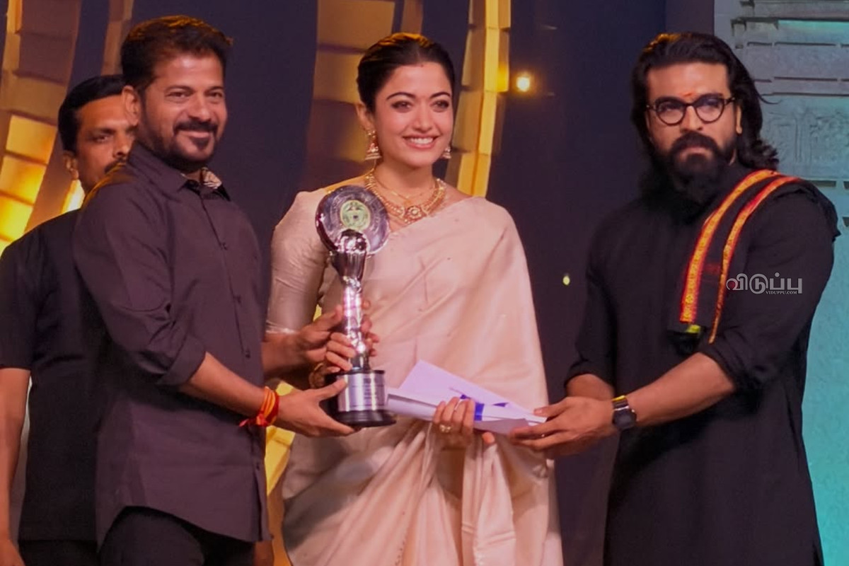 என் நடிப்பை கிண்டல் செஞ்சாங்க..ஆனா இப்போ!! நடிகை ராஷ்மிகா மந்தனா எமோஷனல் ஸ்பீச்... | Gaddar Film Awards 2025 Rashmika Mandanna Speech என் நடிப்பை கிண்டல் செஞ்சாங்க..ஆனா இப்போ!! நடிகை ராஷ்மிகா மந்தனா எமோஷனல் ஸ்பீச்... | Gaddar Film Awards 2025 Rashmika Mandanna Speech