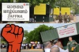 இராணுவக் கட்டுப்பாட்டில் உள்ள காணிகளை விடுவிக்குமாறு கோரி யாழில் போராட்டம்!