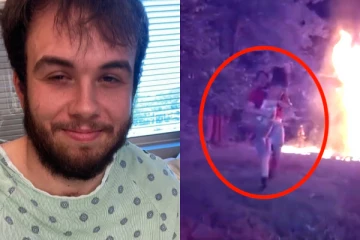 பற்றியெரியும் வீட்டுக்குள் புகுந்து 5 குழந்தைகளைக் காப்பாற்றிய பீட்சா டெலிவரி நபர்! வைரலாகும் வீடியோ