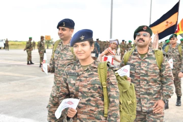 இந்திய இராணுவம் இலங்கைக்கு வருகை!