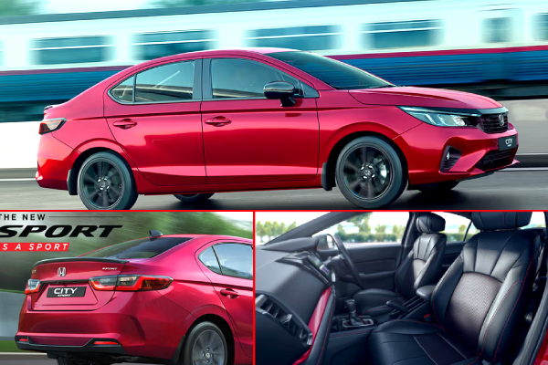 Honda City Sport India launch, Honda City Sport price features, Honda City Sport CVT variant, New Honda City Sport 2024, Honda City sporty edition, Honda City Sport red stitching, Honda City ADAS features, Honda City i-VTEC CVT 2024, Limited edition Honda City Sport, Honda City special edition launch