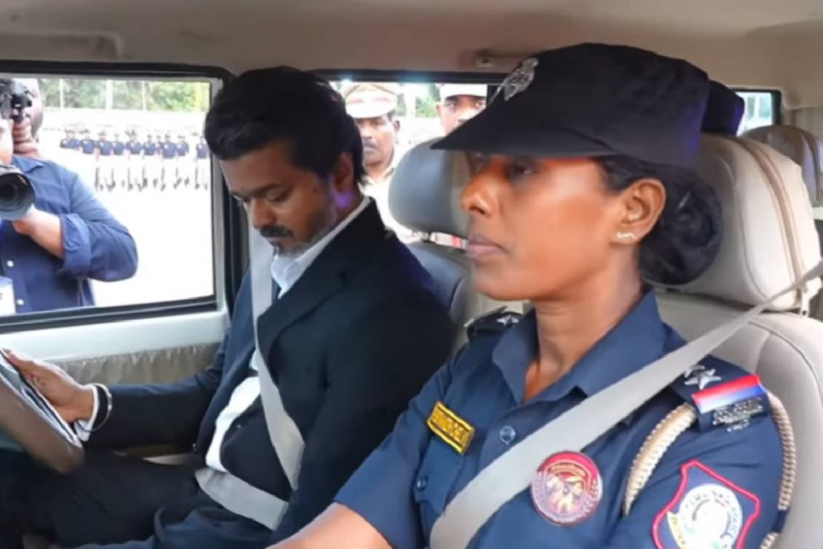 இந்தியாவிலேயே முதல்முறையாக ட்ரோன் மூலம் ரோந்து - முதல்வர் விஜய் பேச்சு | Cm Vijay Announce Drone Patrol For Women Safety
