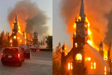 தீக்கிரையாக்கப்பட்ட இன்னொரு கத்தோலிக்க தேவாலயம்: நீடிக்கும் மர்மம்