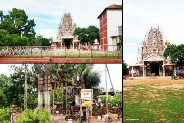 முள்ளியவளை கல்யான வேலவர் ஆலய வளைவு கட்டுமானப் பணிகள் ஆரம்பம்(Photos)