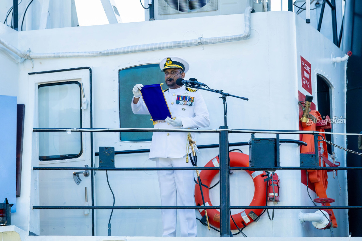 கடற்படையில் உத்தியோகபூர்வமாக இணைந்த சமுத்ரவிஜய கப்பல் | Ship Samudra Vijaya Officially Joins The Navy