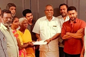 'ஜெய் பீம்' கதையின் நிஜ 'செங்கேணி'க்கு நடிகர் சூர்யா நிதியுதவி