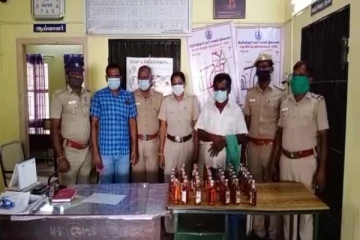 கொரோனா ஊரடங்கு: சிவகங்கையில் சட்டவிரோதமாக மதுபானம் விற்றவர் கைது