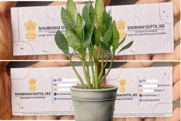 இனி செடி வளர்க்க Visiting card இருந்தாலே போதும்.., IAS அதிகாரி கண்டுபிடித்த வியப்பான விடயம்